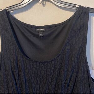 Torrid Cheetah Print Black Dress Size 1